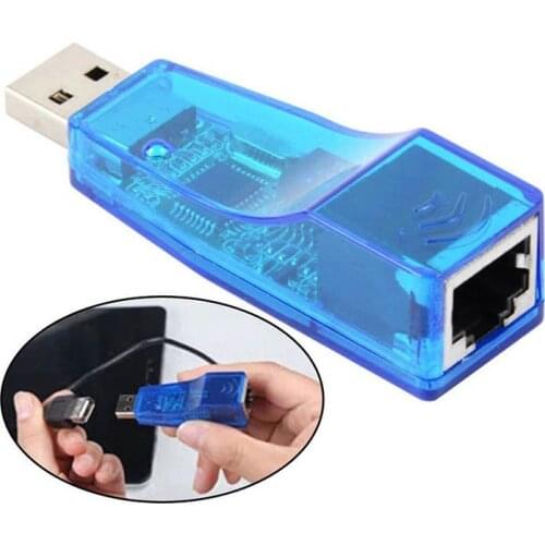 USB 2.0 To LAN RJ45 Ethernet 10/100Mbps Networks Card Adapter for Win PC VDX99