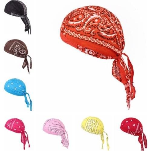 Cycling Caps Men Women Bike wear Cap Hat Cotton Bandana Beanie Headband Headscarf Running Riding