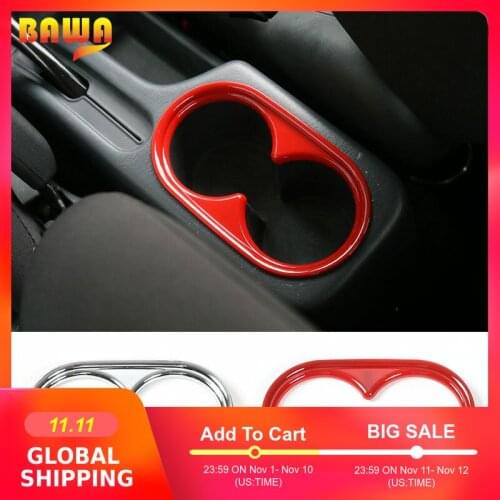 BAWA Interior Mouldings for Suzuki Jimny 2007-2017 ABS Water Cup Holder Frame Cover Accessories for Suzuki Jimny
