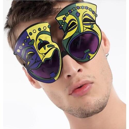 Party Funny Grimace Eyeglasses Halloween Novelty Sunglasses for Masquerade Costume Props