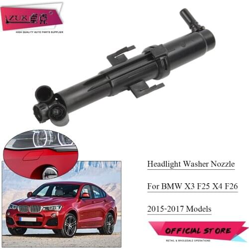 ZUK For BMW X3 F25 2015-2017 For BMW X4 F26 2015-2018 Headlamp Headlight Washer Cleaning Water Spray Nozzle Jet Actuator