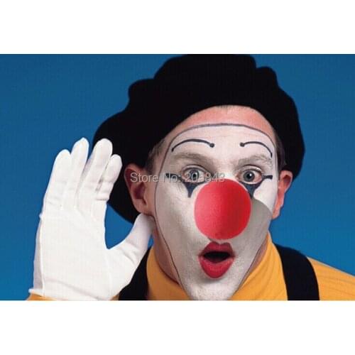 100PCS/LT RED Foam Circus Clown Nose Comic Party Halloween Costume Magic Dress