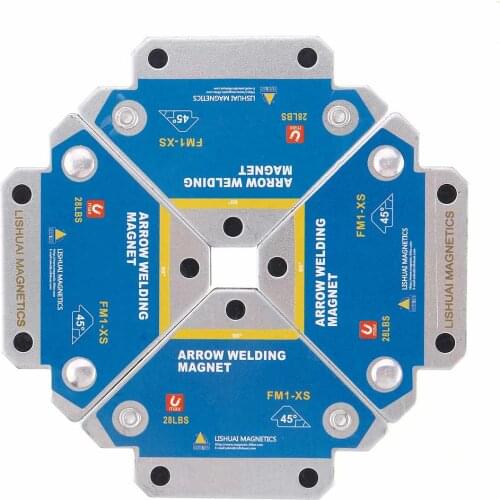 2/4pcs Strong Arrow Magnet Weld Holders No Deformation Magnetic Welding Positioner Fixer Ferrite Power Locator Tools