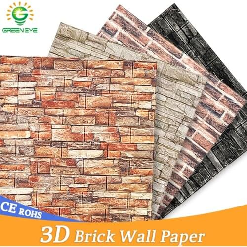 3D Wall paper Marble Brick Peel and Self-Adhesive Wall Stickers Waterproof DIY Kitchen Bathroom Home Wall Stick PVC Tiles Panel
