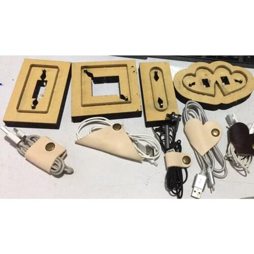 4designs wire line organize leather craft cutter cutting die knife mould template leather hole punches tool set deri el aletleri