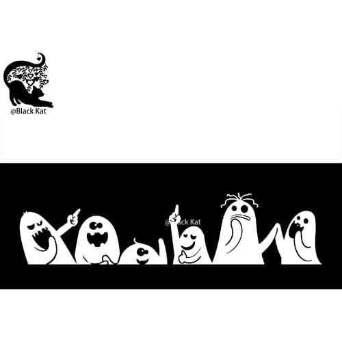 6Pcs Funny Halloween Ghosts Metal Cutting Dies Specter Party Set Stencil For DIY Scrapbooking Craft