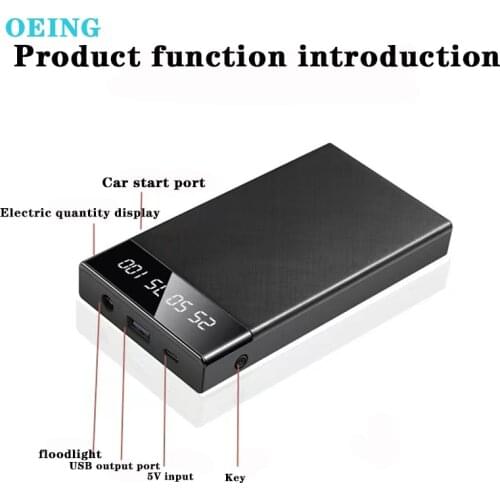 Car Jump Starter Power Bank 600A Portable Car Booster Emergency Battery Charger 12V Starting Device Petrol Car Starter