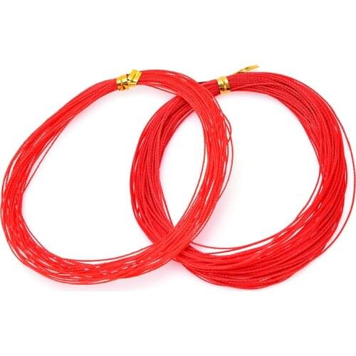 One Piece Red Fishing Line For Explosion Hook Tied Hook Diy Hardness Braided Fishing Line Anti Winding 2 Sizes