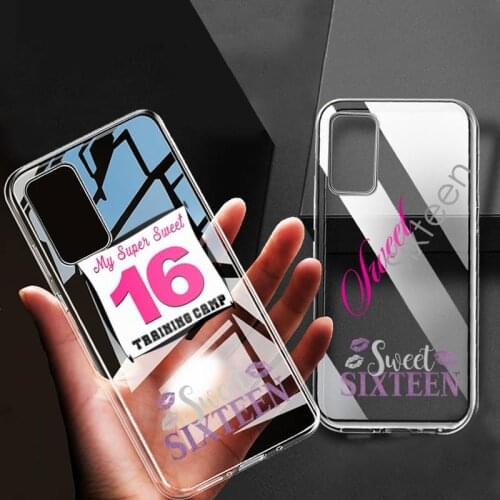 Sweet sixteen year old gift for girls Phone Case for Samsung Galaxy S20 Plus Ultra S10E S7edge S8 S9 S10 Plus S10 S20lite Cover