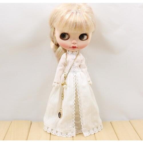 DBS Blyth icy 1/6 doll Two kinds of style for choosing one piece long sleeve dress sweet dressing girl gift