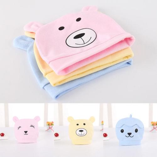 Newborn 100% Cotton Baby Hat Unisex 3 Patterns Available Soft Cute Baby Cap Toddler Infant Boys&Girls Newborn Hat