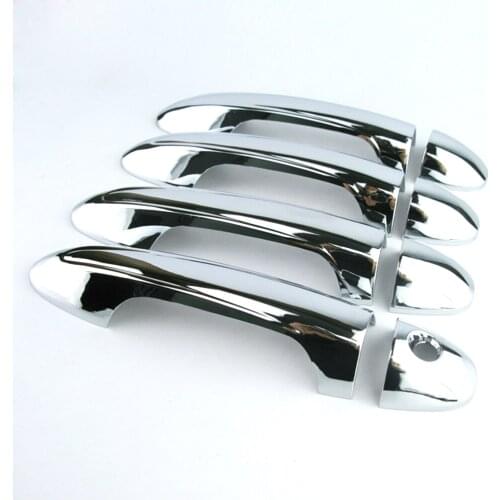 For Toyota RAV4 2013-2016 Hilux Revo 2015+ Innova Fortuner 2016 Chrome Handle Cover Car Styling Accessories