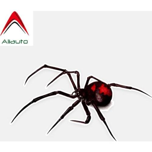 Aliauto Cool Car Stickers Black Widow Spider Decor Accessories Vinyl Decal for Ford Focus 2 Passat B6 Opel Astra ,14cm*8cm