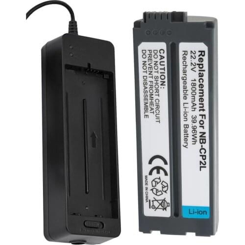 1pc NB-CP2L NB CP1L Lithium ion Battery+Charger kit for Canon Photo Printers SELPHY CP800,CP900,CP910,CP1200,CP100,CP1300
