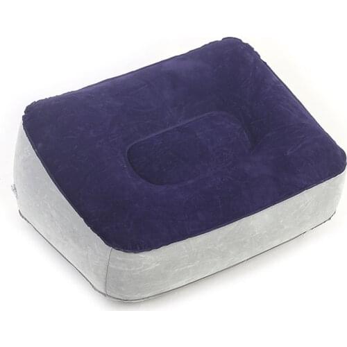 Portable Inflatable Foot Rest Pillow Cushion PVC Air Travel Office Home Leg Up Footrest Relaxing Feet Tool Support Dropshipping