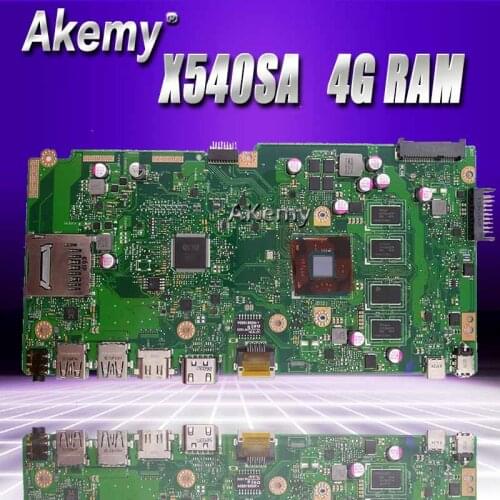 NEW X540SA laptop mainboard 4GB-RAM N3150/3160 CPU REV 2.0 For Asus X540 X540S X540SA X540SAA laptop motherboard Test ok