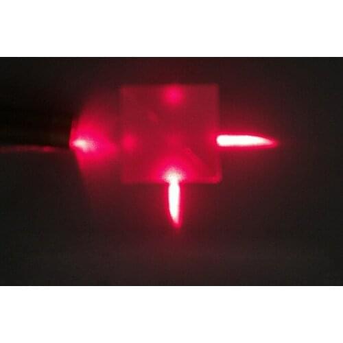 Optical Glass Cube Dichroic Dispersion Laser Beam Splitter Prism Splitting Ratio 50:50 for Spectrometer Experiment Prisma