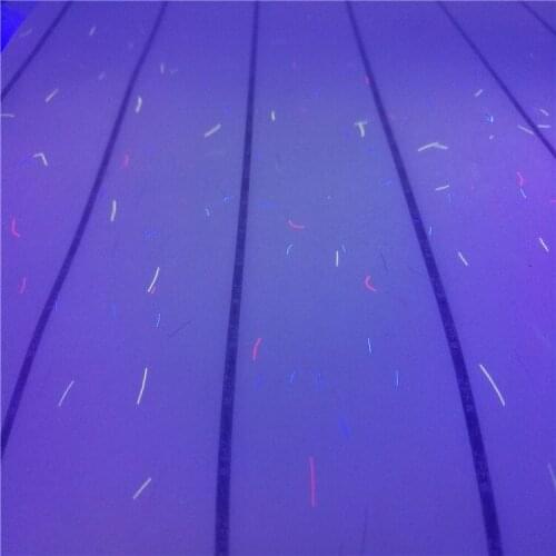 Wholesale customized Full buried Security Thread Paper with Watermark and UV Fluorescent Security Fiber