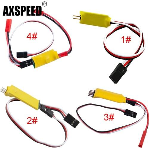 AXSPEED RC Receiver Lights Switch On/off Control Electronic Switch for Rc Planes Cars Models
