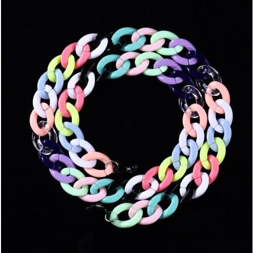 1pcs Fashion Acrylic Sunglasses Chain Spectacle Glasses Reading Hanging Rope for Eyeglasses Holder Chain Necklace Strap Rope