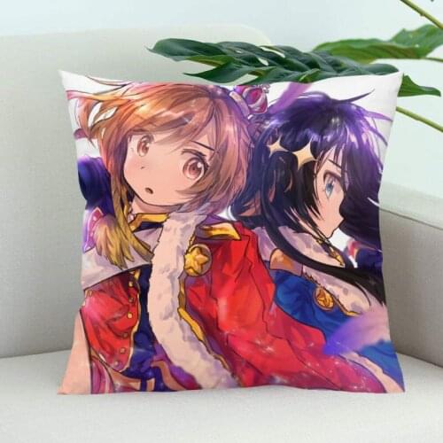 Shoujo Kageki Revue Starlight Relive Pillow Cover Bedroom Home Office Decorative Pillowcase Square Zipper Pillow Cases
