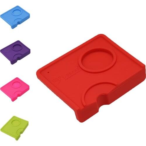 Barista Coffee Silicon Rubber Corner Tamper Mat Cafe Bench Accessories