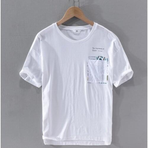 Suehaiwes brand Spanish short sleeve brand men t shirt summer white t-shirt for men casual fashion t shirts male overhemd