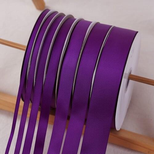 Deep Purple Grosgrain Ribbons 100Yards/91Meters Ribbon Wedding Christmas Webbing Baking Gift Flower Wrapper Hand DIY Accessories