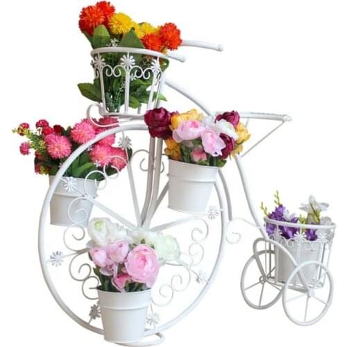 Bike Gold White 2021 Weddings And Quinceanera Carts Bike Candy For Display Rack Metal Sweet Cart Wedding Decoration