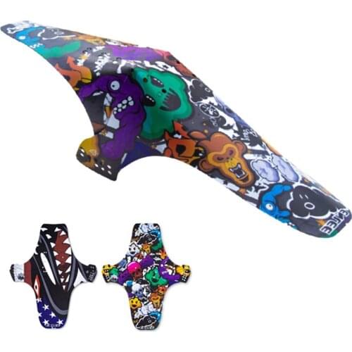 High Quality MTB Road Bike Fender Bike Cycling Wings Bicycle Mud Guards Bicycle Fender Graffiti Style New