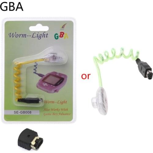 High Quality New Flexible Worm Light Illumination LED Lamps for Nintend Gameboy GBA GBC GBP Console M5TB