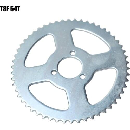 T8F 54T 29mm Inner Diameter 54 Tooth Teeth Rear Chain Sprocket plate For 47cc 49cc Pocket Bike Mini Moto Quad ATV