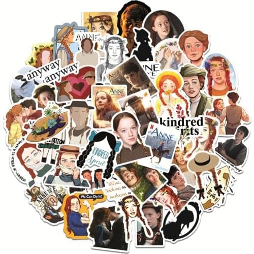 10/50Pcs/Pack Cartoon Anne Season Stickers For Motorcycle Skateboard Bike Laptop Phone Suitcase Car Pegatinas