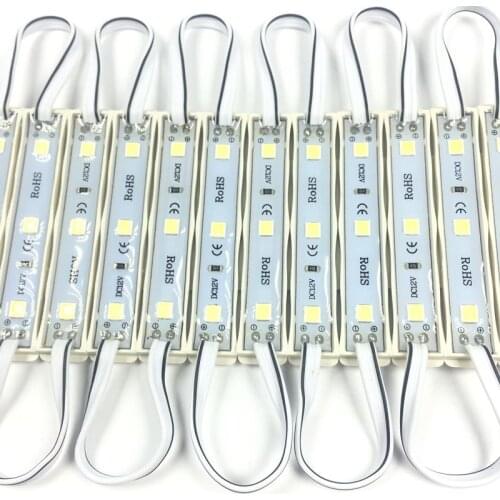 100pcs/lotSMD 4040 LED module 3 led light module for sign letter DC12V SMD4040 3led 0.9W 100lm IP65 high bright energy saving