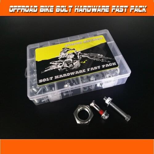 110 PCS Front and rear mudguard bolts and screws For SUZUKI RM RMZ 2003-2020