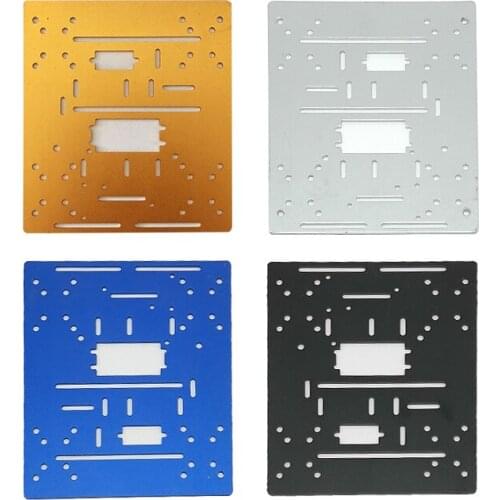 Colorful Aluminum Alloy Chassis Board For TR Tank .With holes For the Servo install.The install interface For Robot Arm.DIY