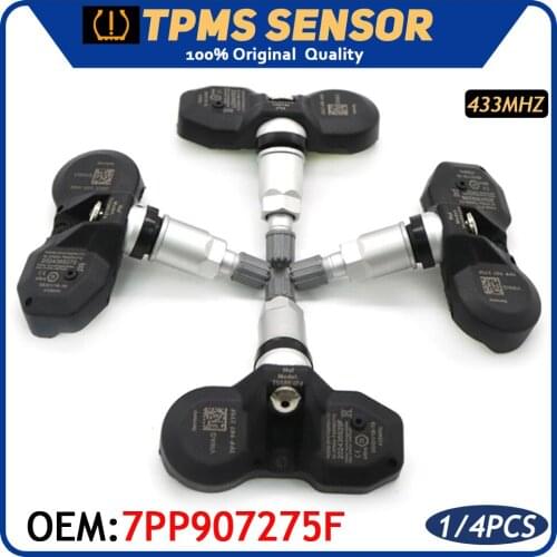 Tire Pressure Monitor Sensor 7PP907275F For Audi A4 A6 A8 Q7 R8 Bentley Arnage Mulsanne Lamborghini Aventador Gallardo 433MHz