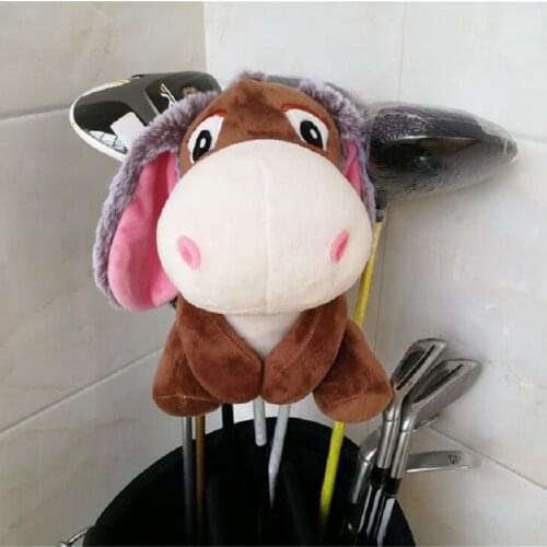 DONKEY fairway wood headcover Plush Animal long ears FW fairways golf club wood cover CUTE GIFT