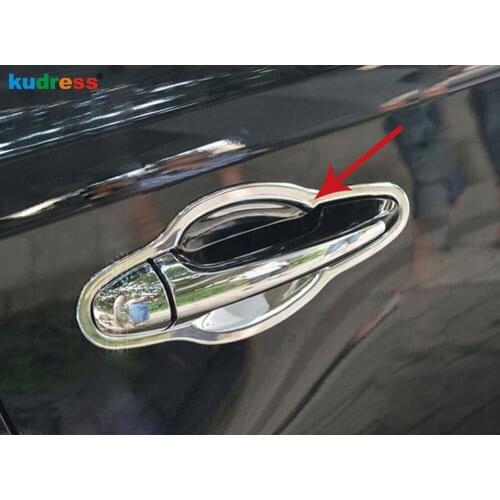 For Toyota RAV4 RAV 4 2013 2014 2015 ABS Chrome Car Outer Door Handle Cup Bowl Cover Trim Styling Frame Sticker Accessories