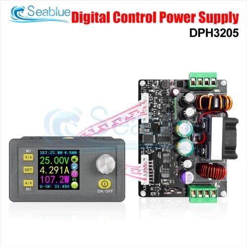 DPH3205 32V 5A Buck-boost converter Constant Voltage Current Programmable Digital Control Power Supply Color LCD Voltmeter