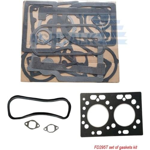 FD295T FD295TA / FD2100T FD2100TA , set of engine block gasket kit including head gasket & valve cover seal for Taishan (KAMA)