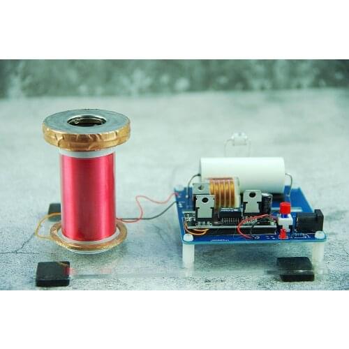 Mini SGTC Spark gap Tesla Coil amazing flashing Generator DIY KITS Electronic diy