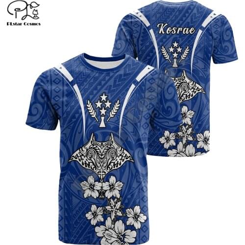 PLstar Cosmos 2021 Polynesia New Fashion Men/Women Kosrae T-shirts 3d Print Designed Summer Short Sleeve Tee Brand Tops Style-4
