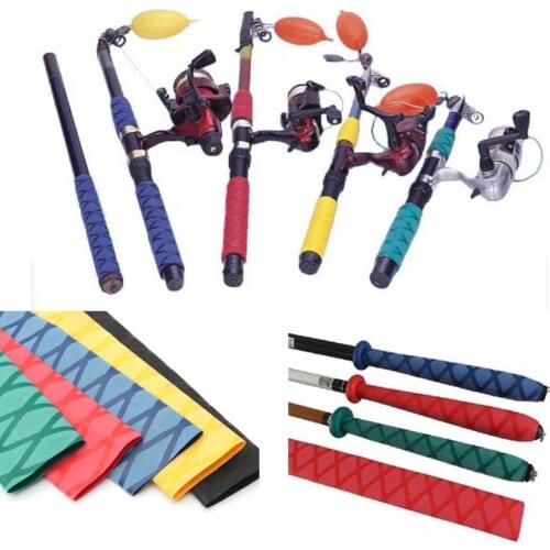 Non Slip Heat Shrink Wrap Tubing Grip Fishing Rod Racket Handle Sleeve 22mm