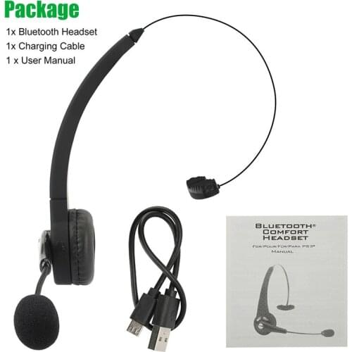 Portable Wireless Headset For Call Centre Truck Driver Accessories bluetooth 4.2 Headphone Noise Cancelling Waterproof Headphone