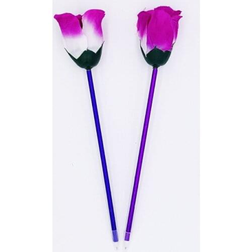 School student study toy gift pen Creative rose ballpoint pen fun half-hand cartoon cute decoration jewelry