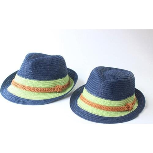 Family Matching Hats Dad And son Straw Father Son Hat For Kids Women Girl Star Sun Cap Bohemia Hat Caps Beach Accessories