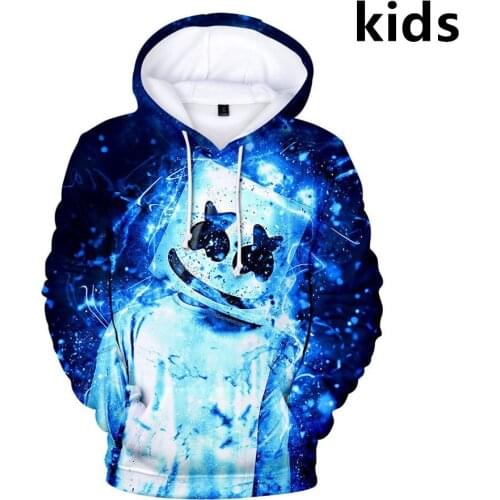 2 to 14 kids hoodies Candy Band Baida DJ 3d printed hoodie sweatshirt fleece warm harajuku Jacket coat Teen clothes
