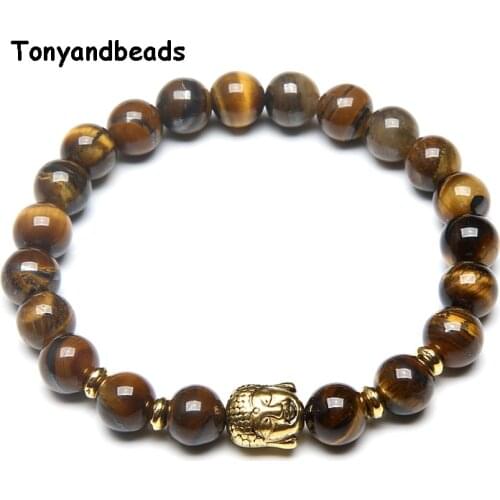 Tony and Beads Golden Bracelets