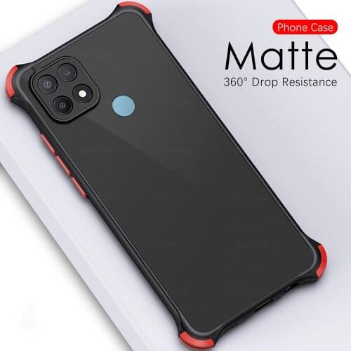 TPU Bumper Hard PC Matte Back Cover for Realme Realmi Realmy Relme C21 C 21 RealmeC21 Case Airbag Armor Shockproof Coque 6.5